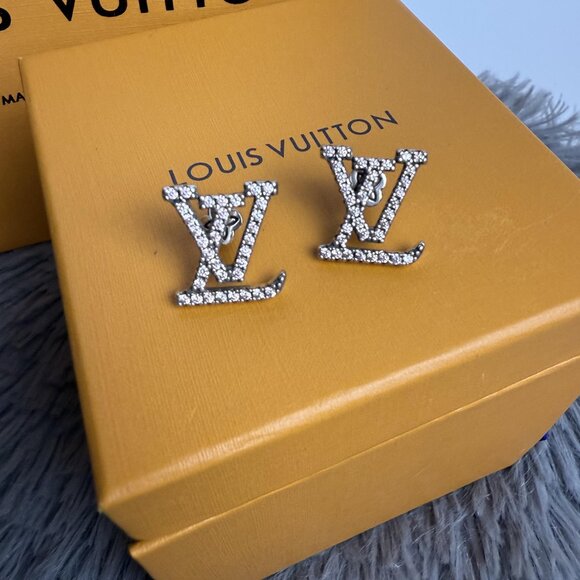 Louis Vuitton pink Crystal Earrings - Picture 1 of 8